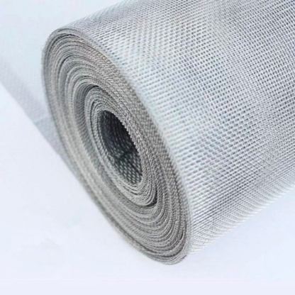 Сетка алюминиевая просечно-вытяжная оцинкованная с мелкой ячейкой в рулонах 0,8х13,4х13,4 мм в&nbsp;Самаре
